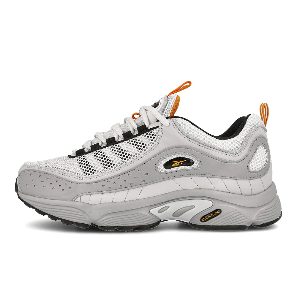 Reebok daytona dmx ii True Grey 3-True Grey 1-Bright Orange Low Top Sneakers DV7254 | Overkill