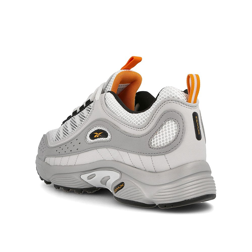 Reebok daytona dmx ii True Grey 3-True Grey 1-Bright Orange Low Top Sneakers Material | Overkill