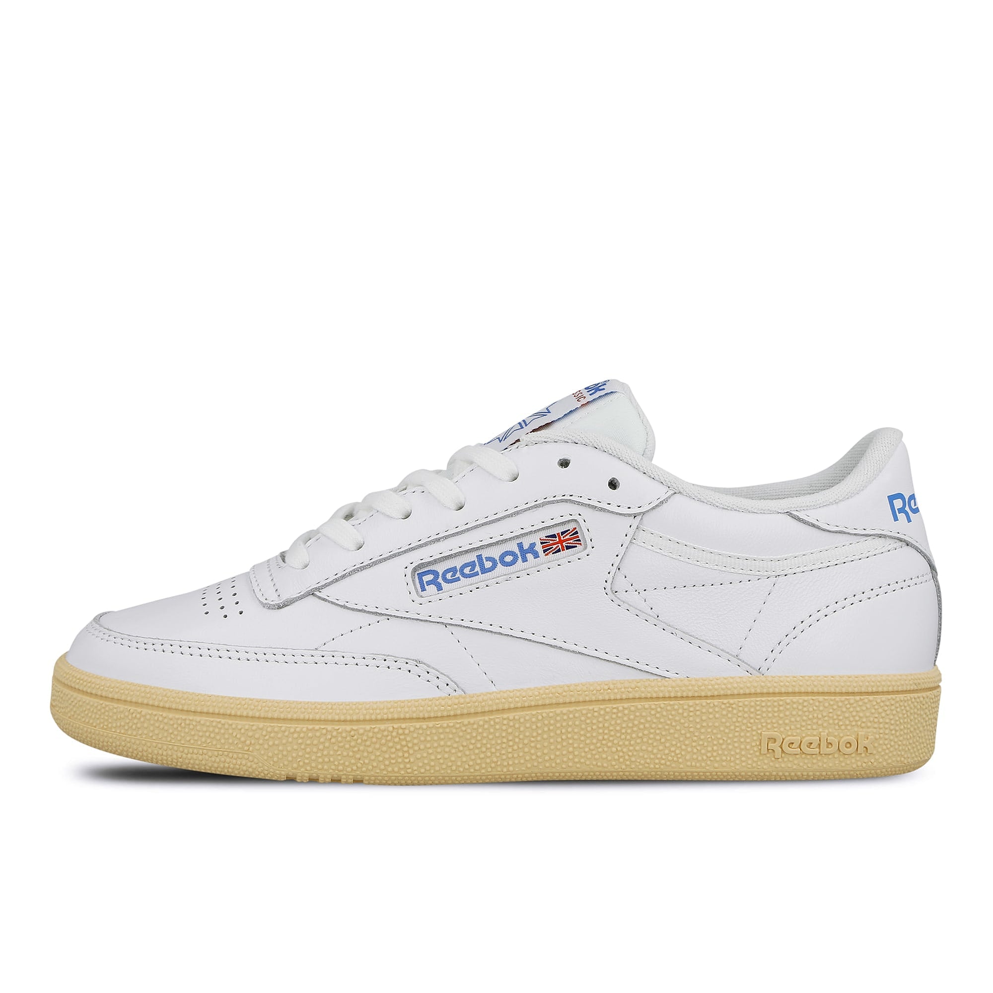 Reebok wmns club c 85 White-Athletic Blue-Red Sneakers DV7265 | Overkill