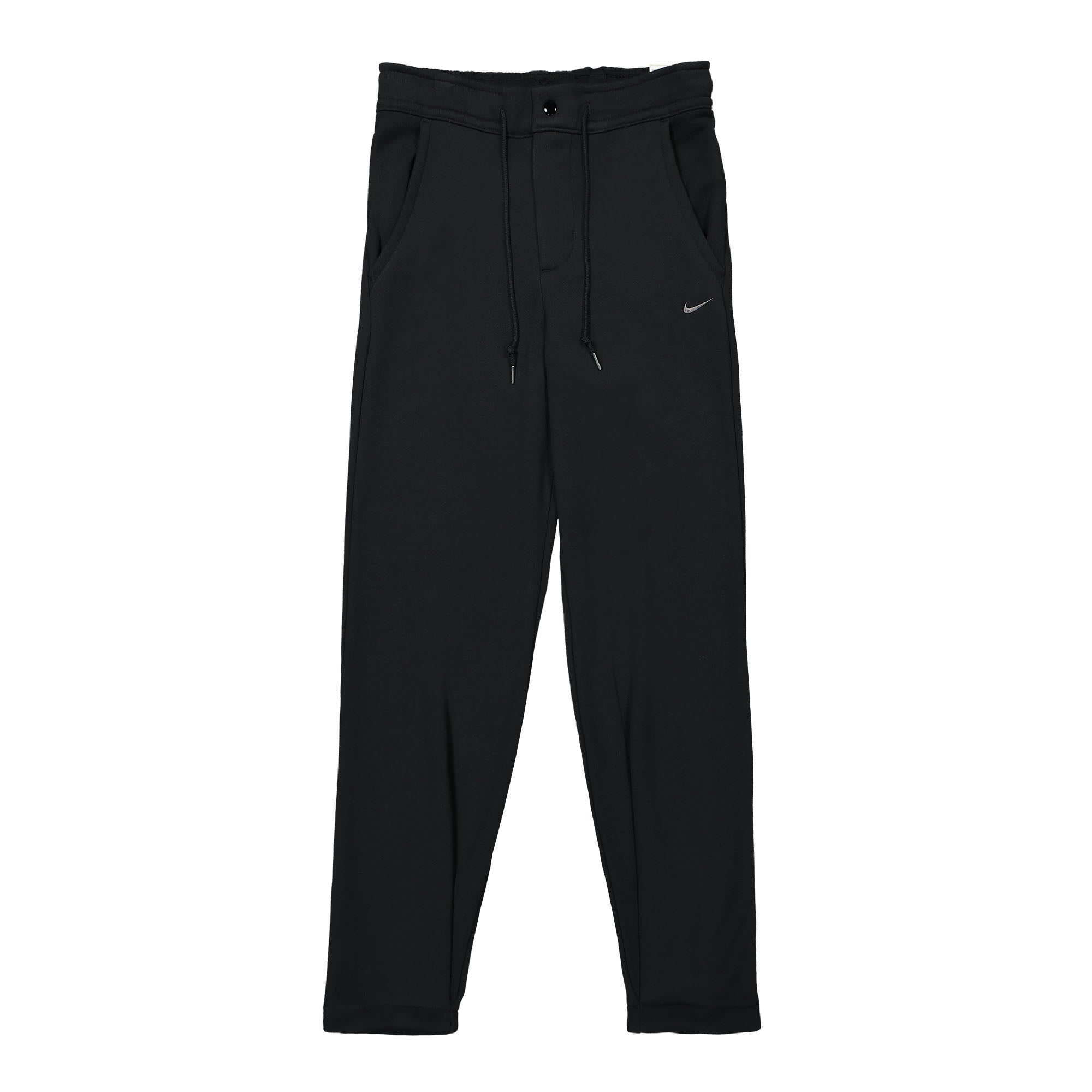 Nike W Fleece High Waisted French Terry Pant Black / Flat Pewter Sweat & Track Pants DV7800 010 | Overkill