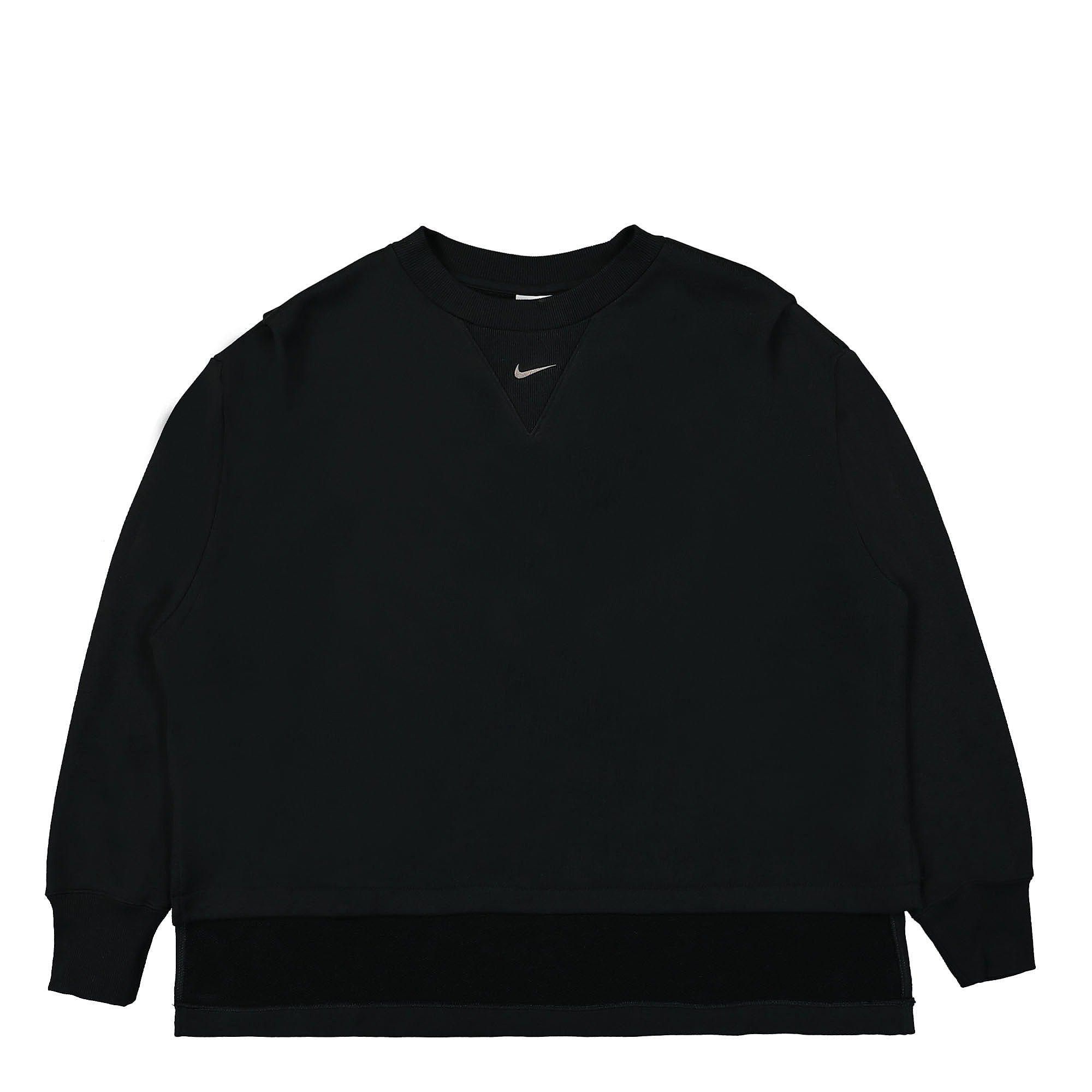 Nike W Modern Fleece Oversized French Terry Crew Black Sweatshirts DV7802 010 | Overkill