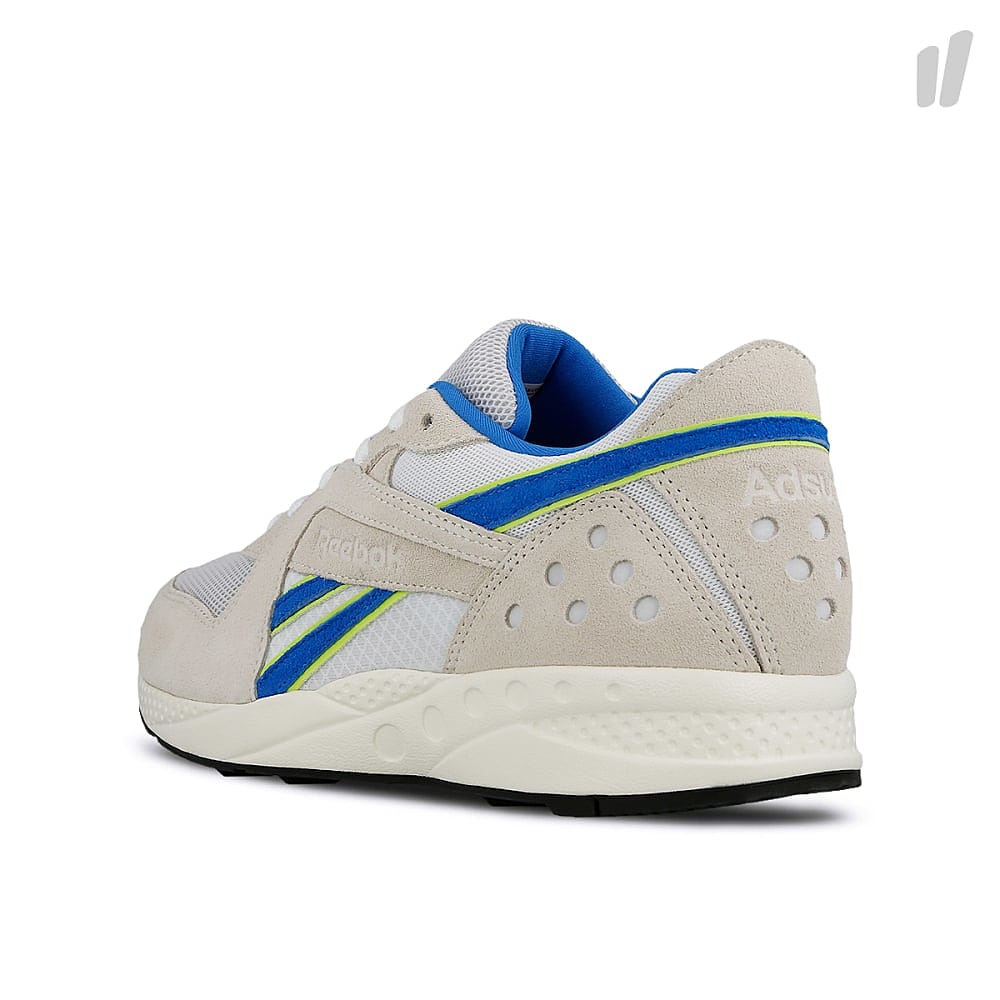 Reebok Adsum x Reebok Pyro Classic White-Blue-Lime-Original Low Top Sneakers Material | Overkill