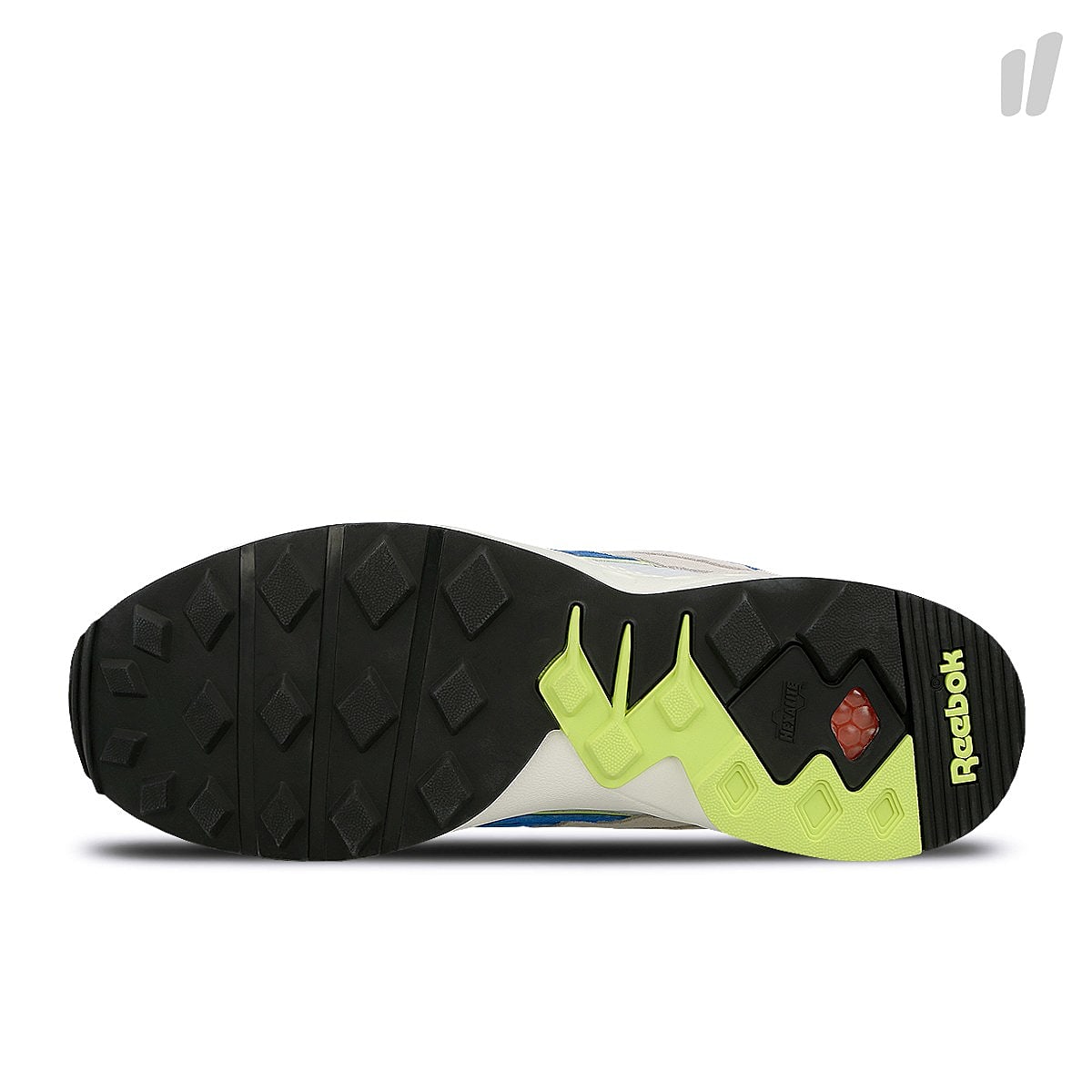 Reebok Adsum x Reebok Pyro Classic White-Blue-Lime-Original Low Top Sneakers Detail View 1 | Overkill