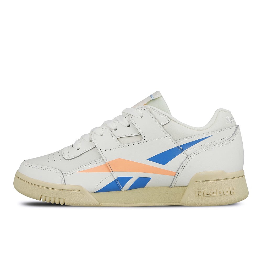Reebok wmns workout lo plus Chalk-Cyan-Sunglow Sneakers DV8501 | Overkill