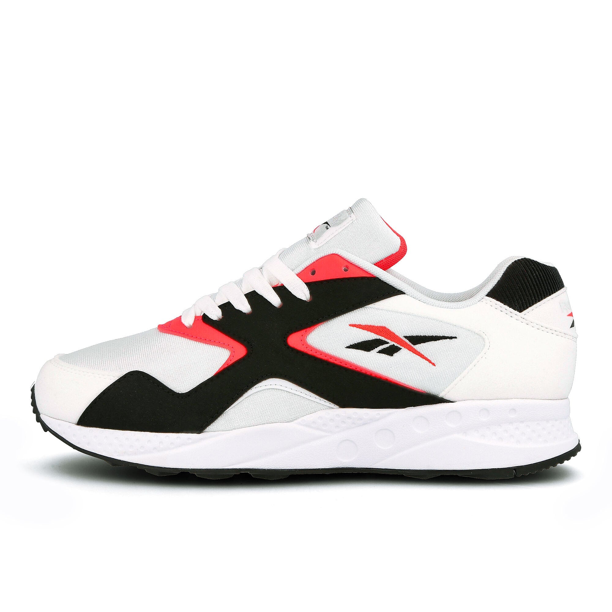 Reebok torch hex White / Black / Neon Red Sneakers DV8573 | Overkill