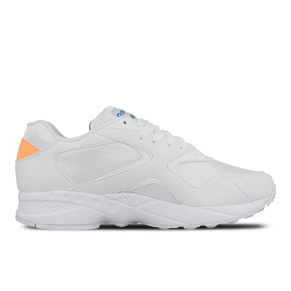 Reebok wmns torch hex White-Sun Glow-Cyan Sneakers Silhouette | Overkill