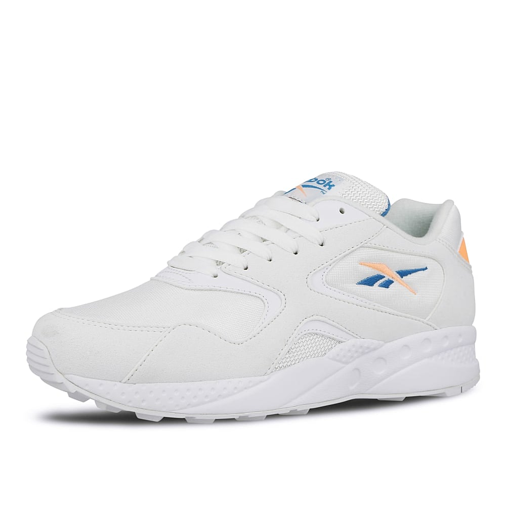 Reebok wmns torch hex White-Sun Glow-Cyan Sneakers Close Up | Overkill