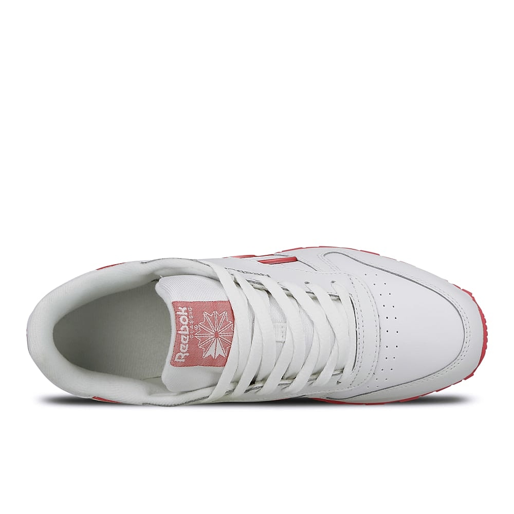 Reebok classic leather junior White-Astro Pink-White Low Top Sneakers Detailfoto | Overkill