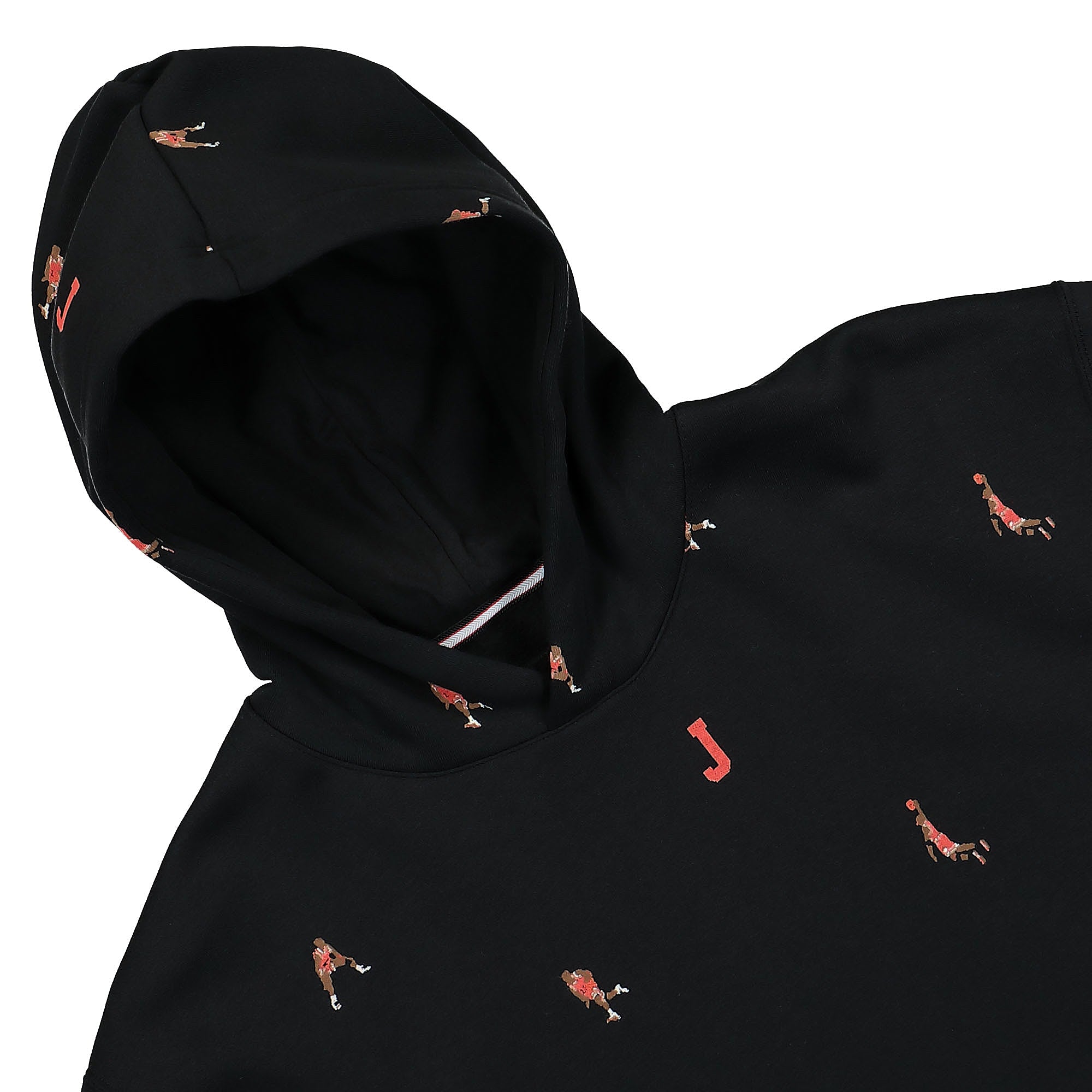 Jordan Air Jordan Essentials Fleece Pullover Black Hoodies Close-up | Overkill