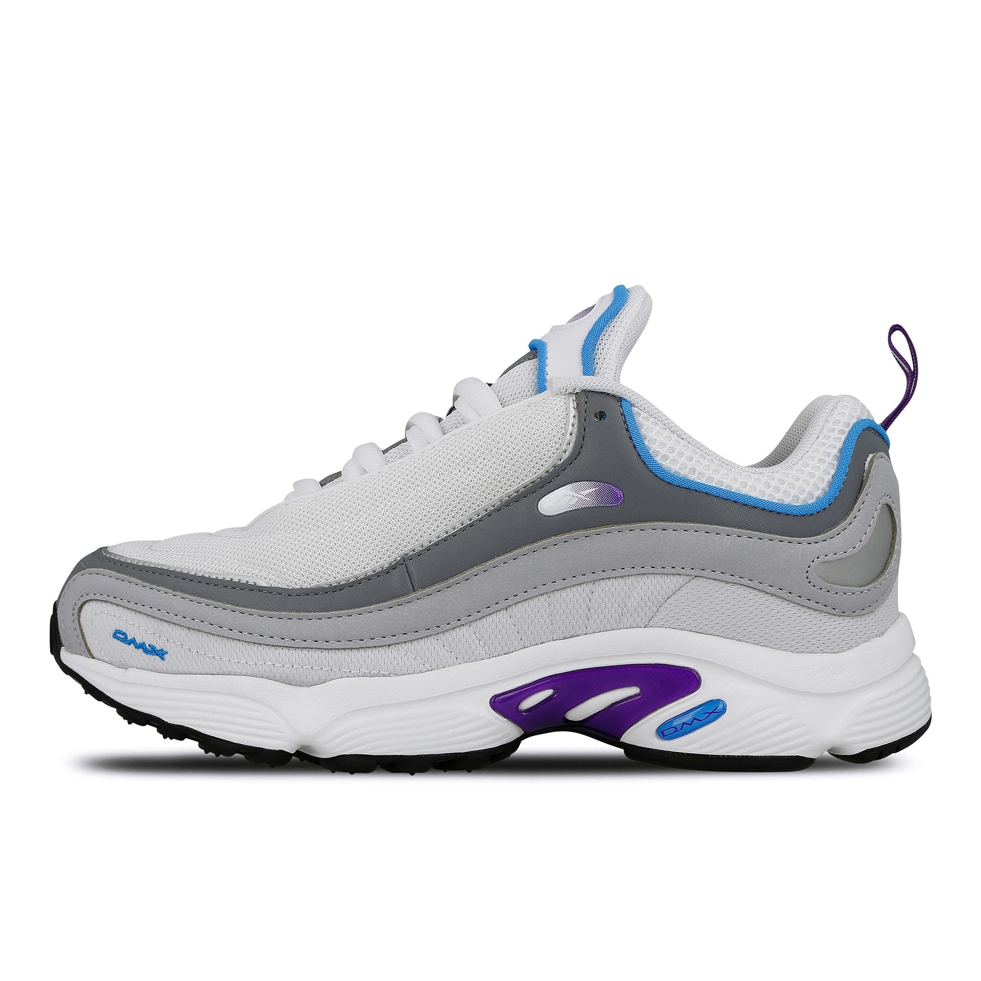 Reebok wmns daytona dmx White / Regal Purple / Bright Cyan Sneakers DV9617 | Overkill