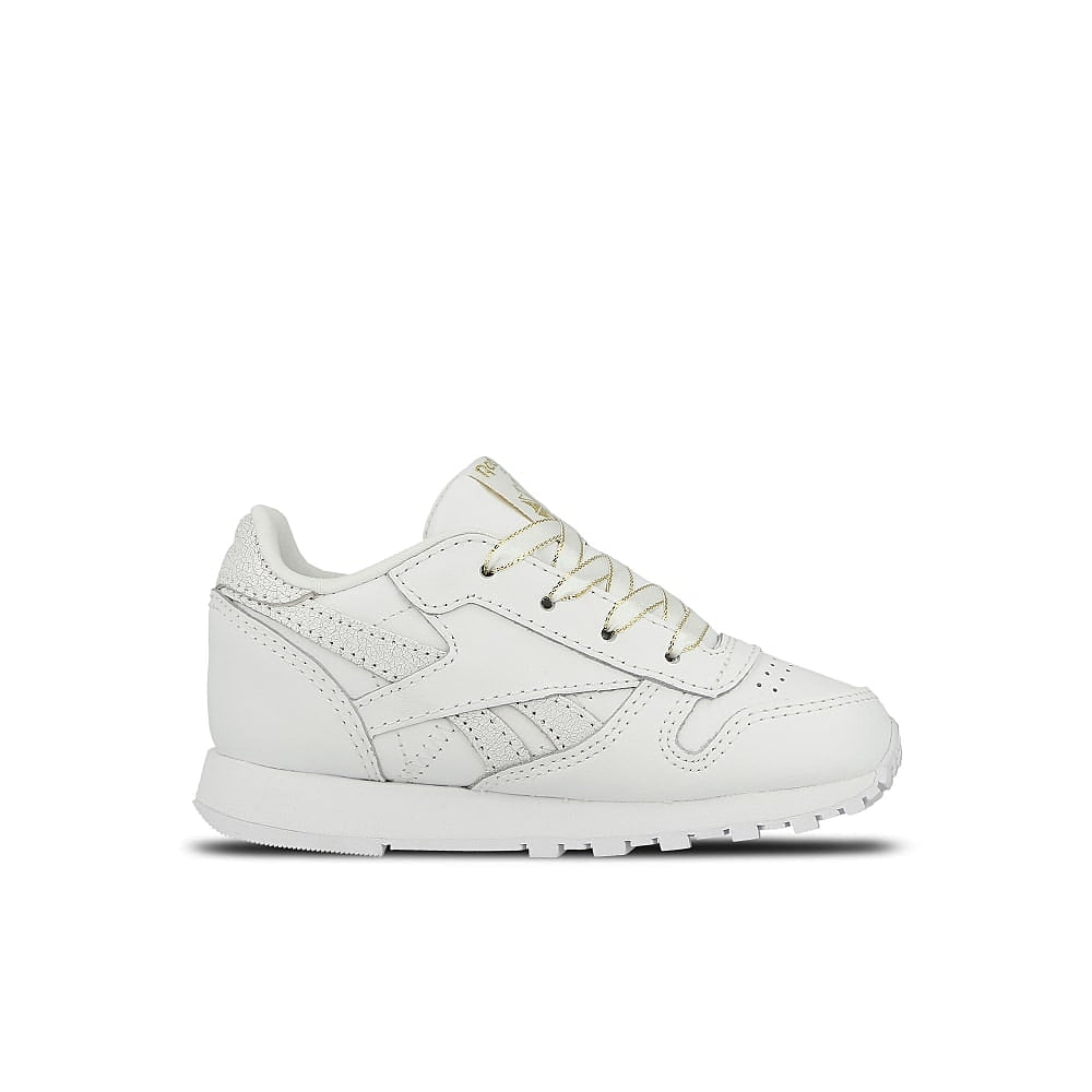 Reebok classic leather infants White-Chalk-Gold Low Top Sneakers Silhouette | Overkill
