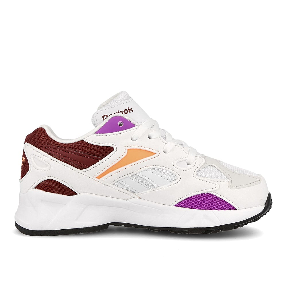 Reebok aztrek 96 kids White-Porcelain-Maroon Sneakers Silhouette | Overkill