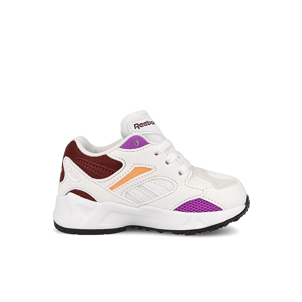Reebok aztrek 96 infants White-Porcelain-Maroon Sneakers Silhouette | Overkill