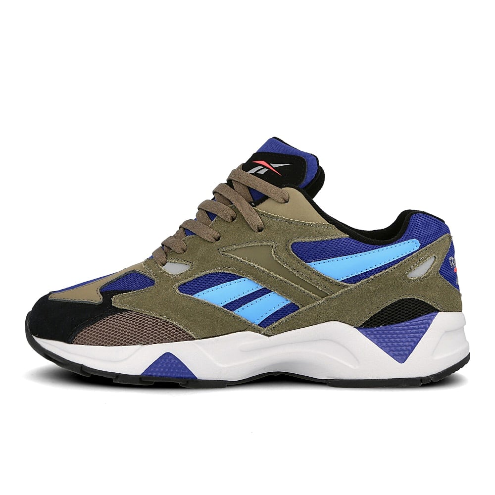 Reebok aztrek 96 Modern Olive-Cobalt-Black Sneakers DV9765 | Overkill