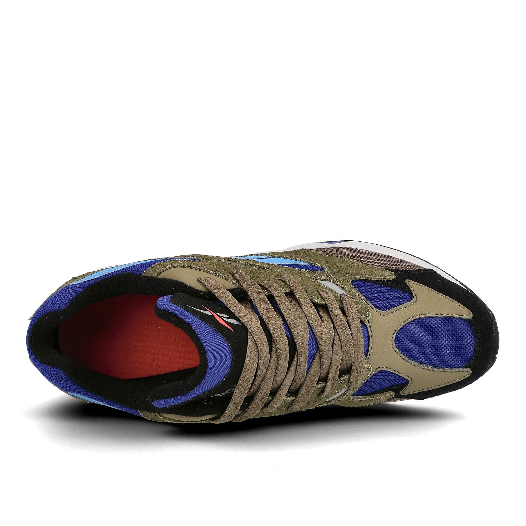 Reebok aztrek 96 Modern Olive-Cobalt-Black Sneakers Detailfoto | Overkill