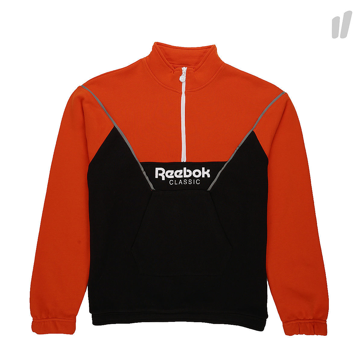 Reebok Classic Half Zip Cover Up Energy Orange Sweatshirts DX0138 | Overkill