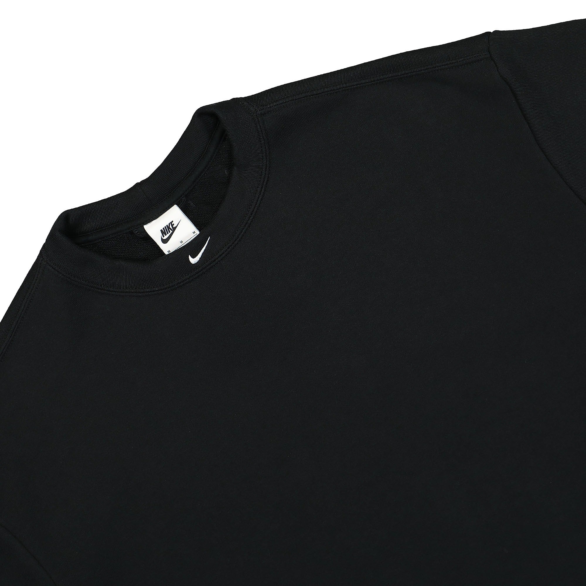 Nike Circa French Terry Top Black / White Tops Close-up | Overkill