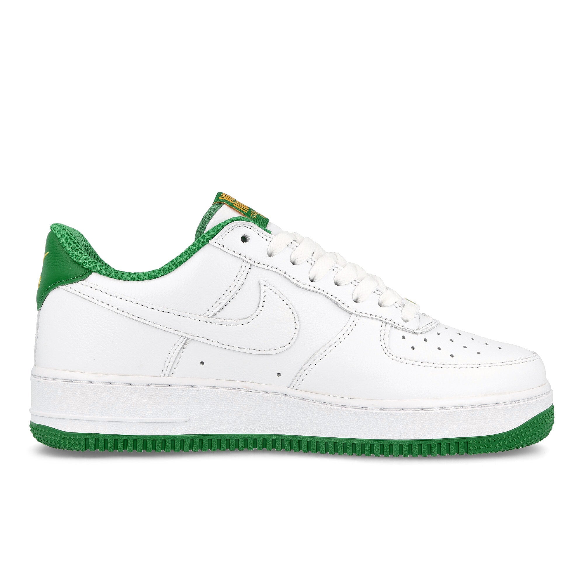 Nike air force 1 low retro qs White / White - Classic Green Low Top Sneakers Silhouette | Overkill