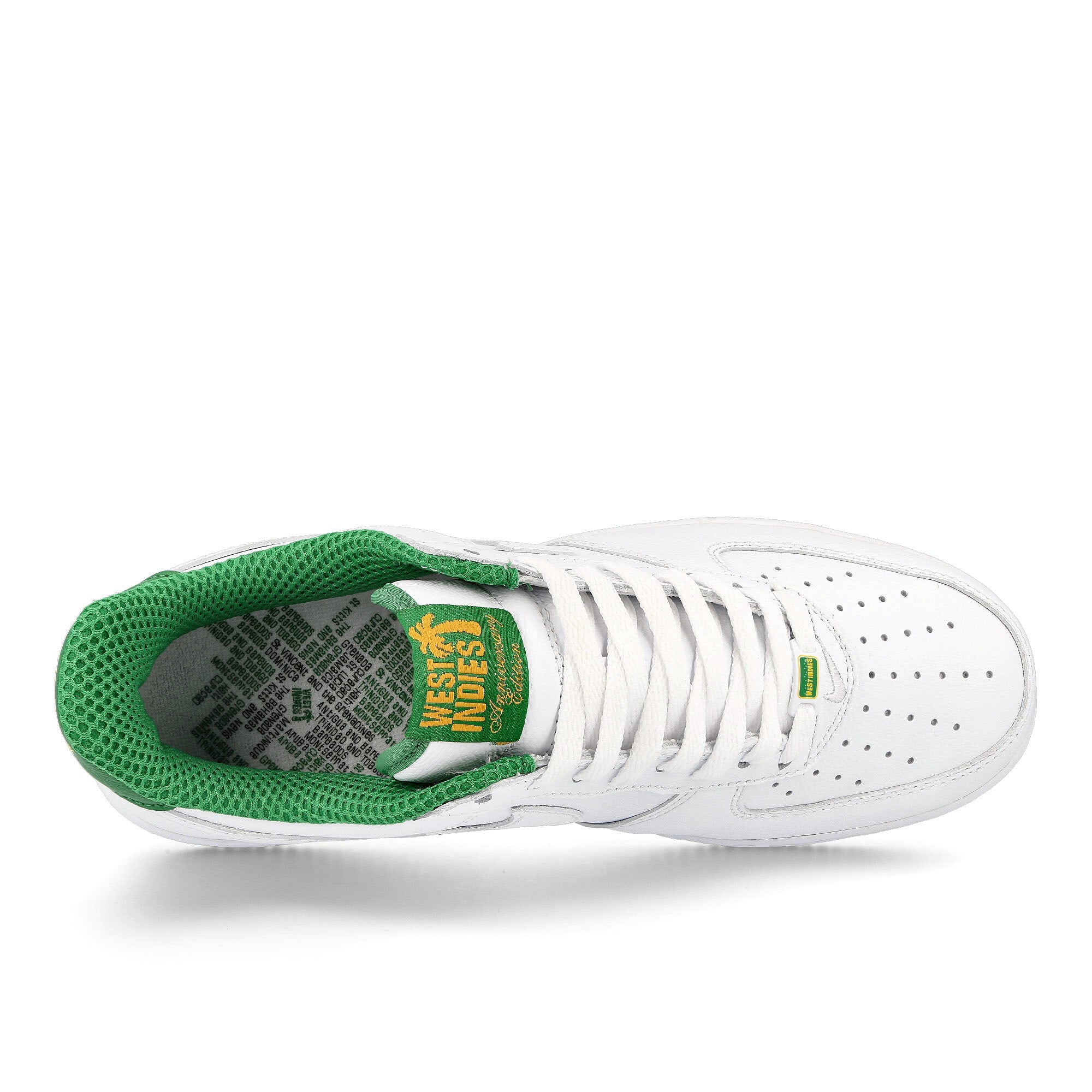 Nike air force 1 low retro qs White / White - Classic Green Low Top Sneakers Detailfoto | Overkill