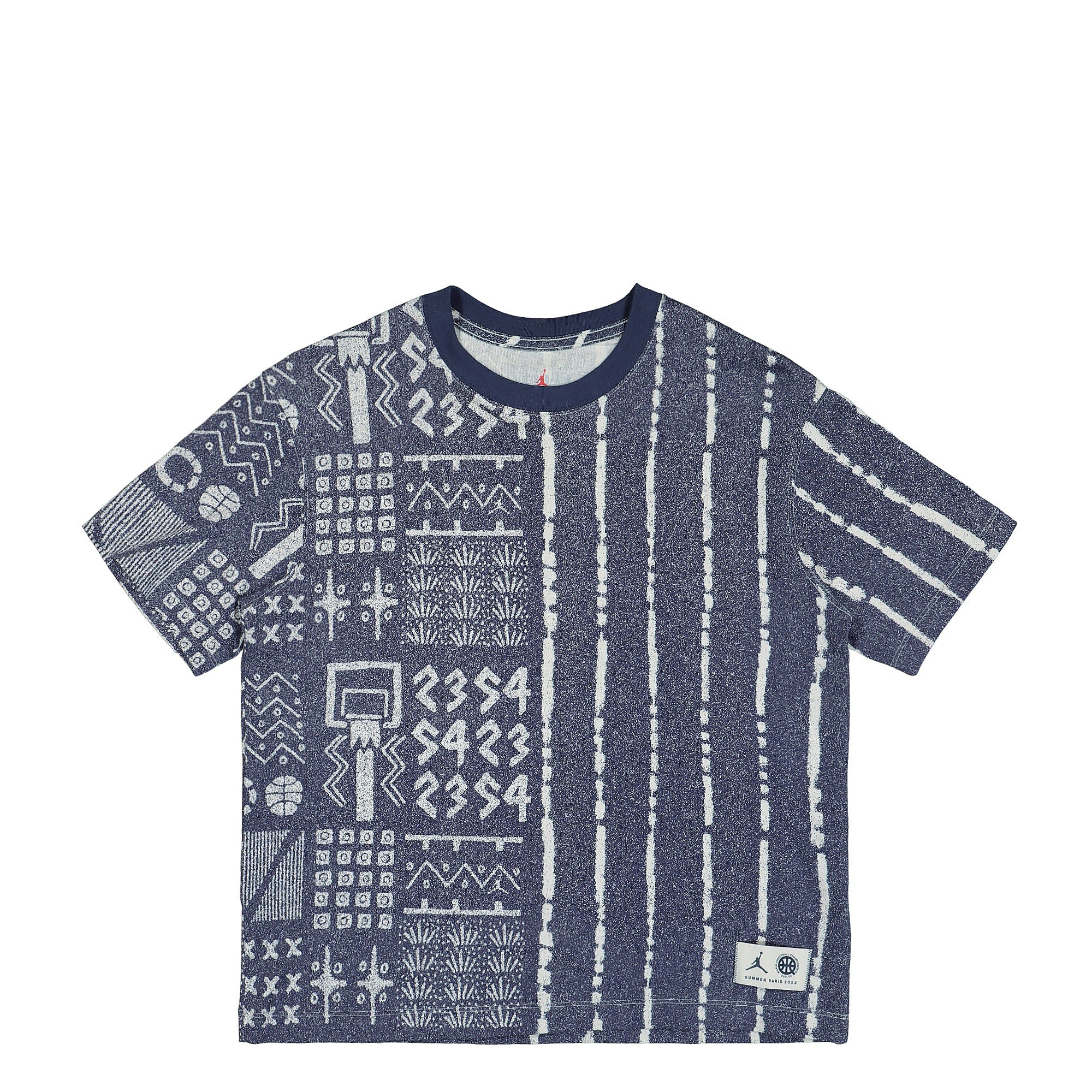 Jordan Wmns Air Jordan Quai 54 Essential Core Tee Neutral Indigo T-Shirts DX1526 511 | Overkill