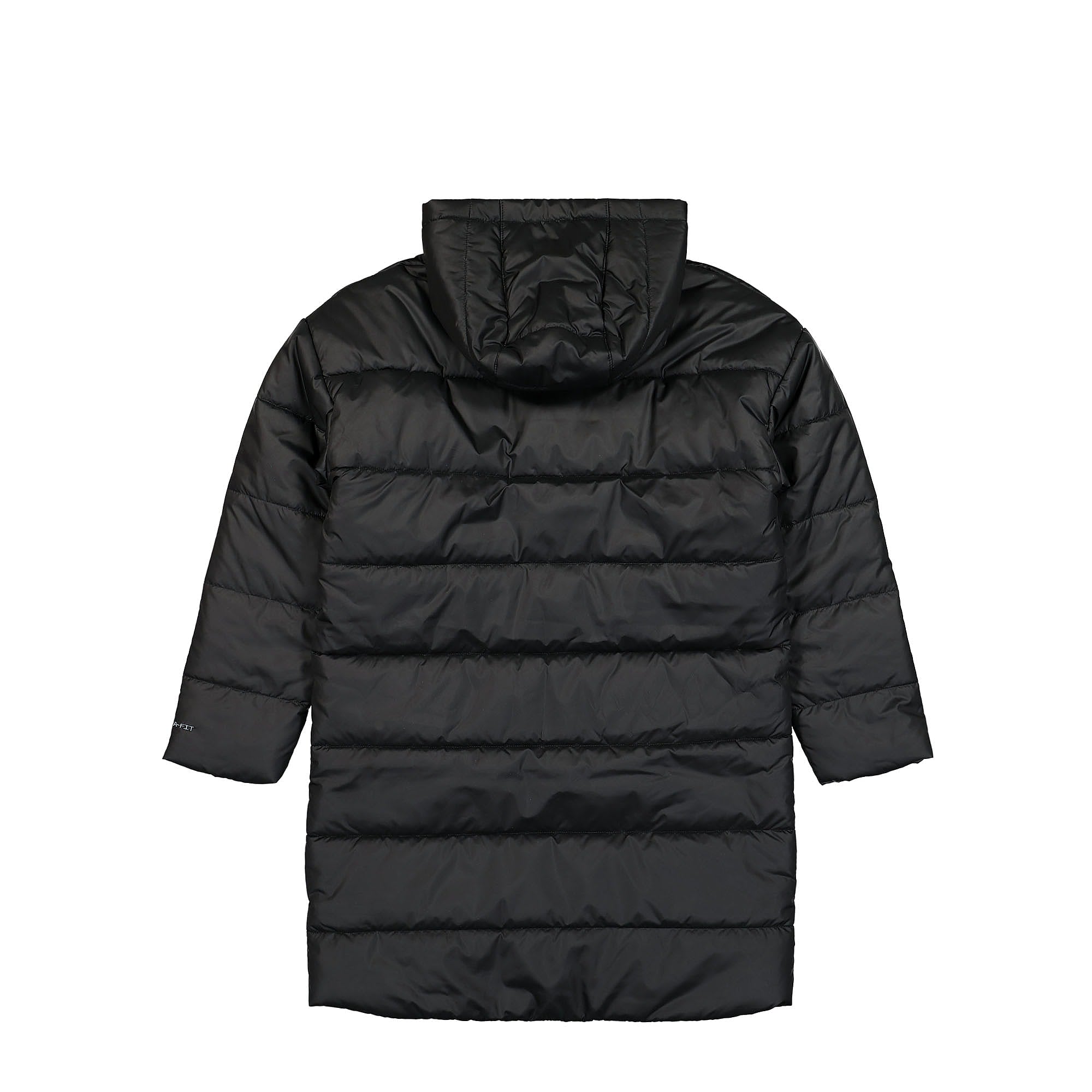 Nike Wmns NSW Therma-Fit Repel Hooded Parka Black / Black / White Parkas Material | Overkill