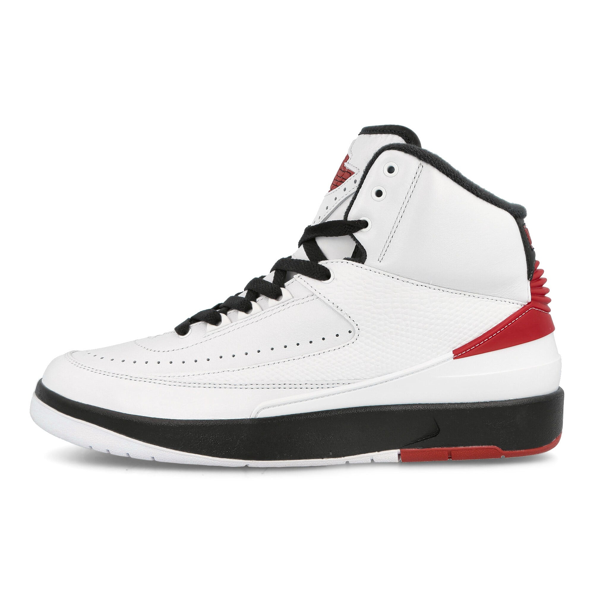 Jordan Air Jordan 2 Retro White-Varsity Red - Black Mid Top Sneakers DX2454 106 | Overkill