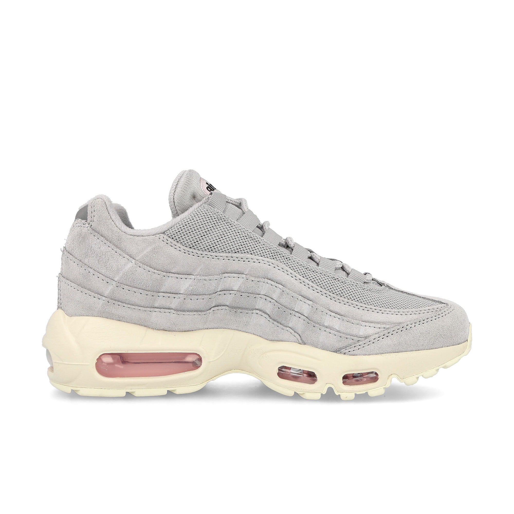 Nike air max 95 Grey Fog / Pink Foam - Coconut Milk Low Top Sneakers Silhouette | Overkill