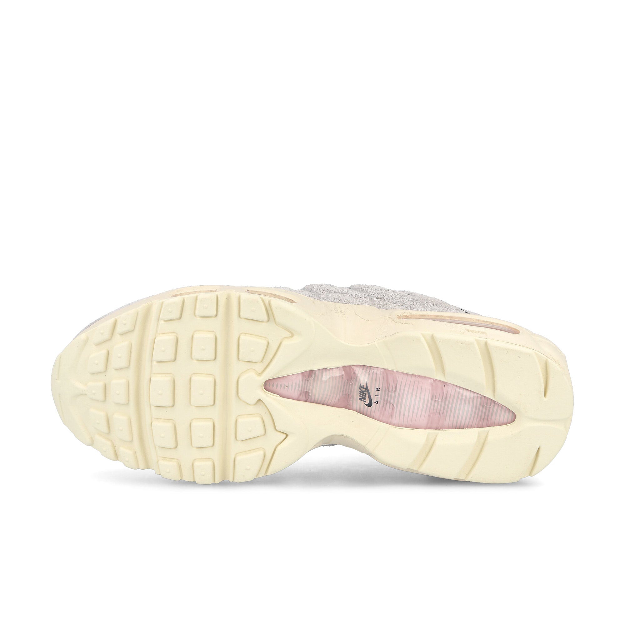 Nike air max 95 Grey Fog / Pink Foam - Coconut Milk Low Top Sneakers Detail View 1 | Overkill