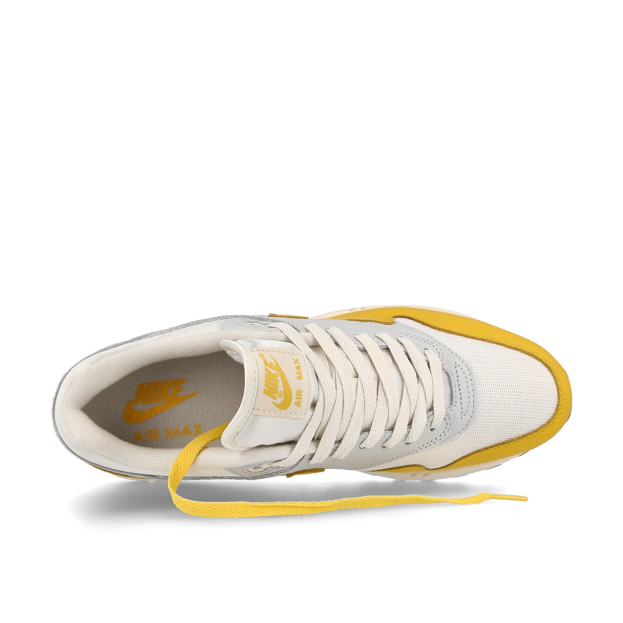 Nike wmns air max 1 Photon Dust-Tour Yellow - Wolf Grey - Sail Low Top Sneakers Detailfoto | Overkill
