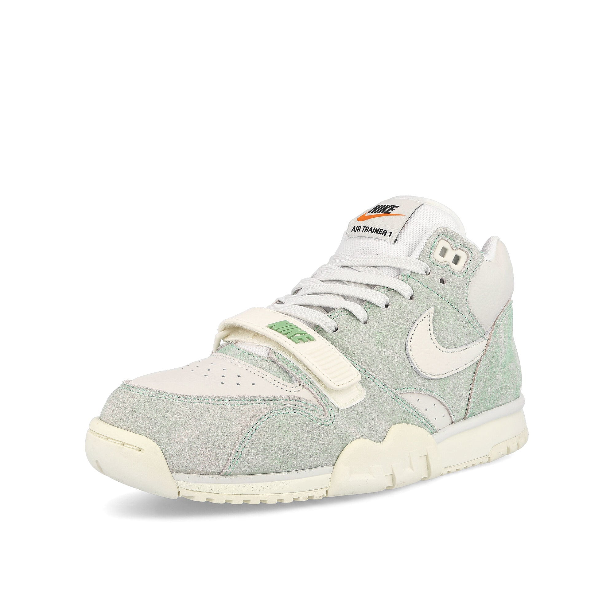 Nike air trainer Enamel Green-Sail - Summit White Sneakers Close Up | Overkill