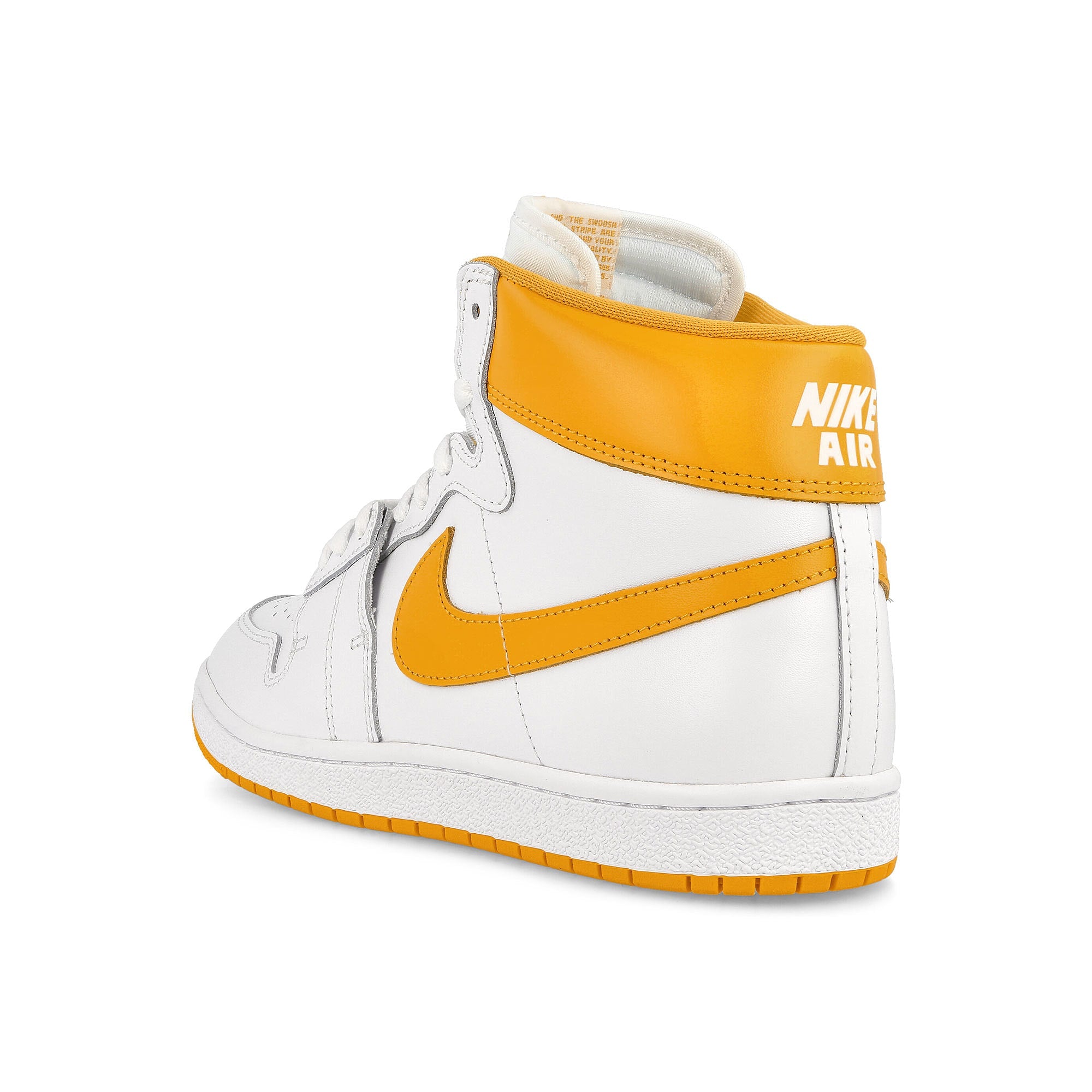 Jordan Air Ship SP White-University Gold - White High Top Sneakers Material | Overkill