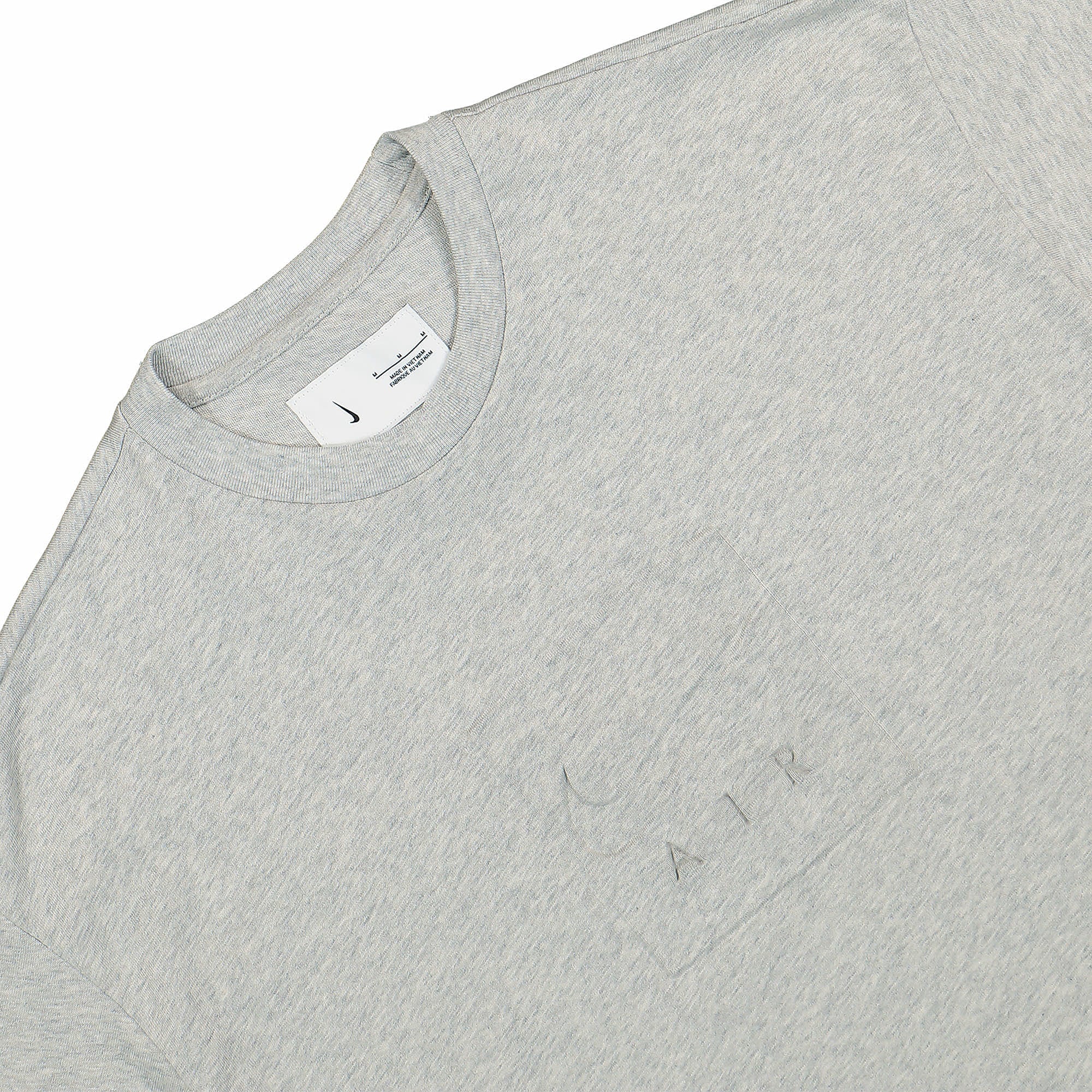 Nike NRG HB Feel Tee Grey Heather / Black T-Shirts Close-up | Overkill