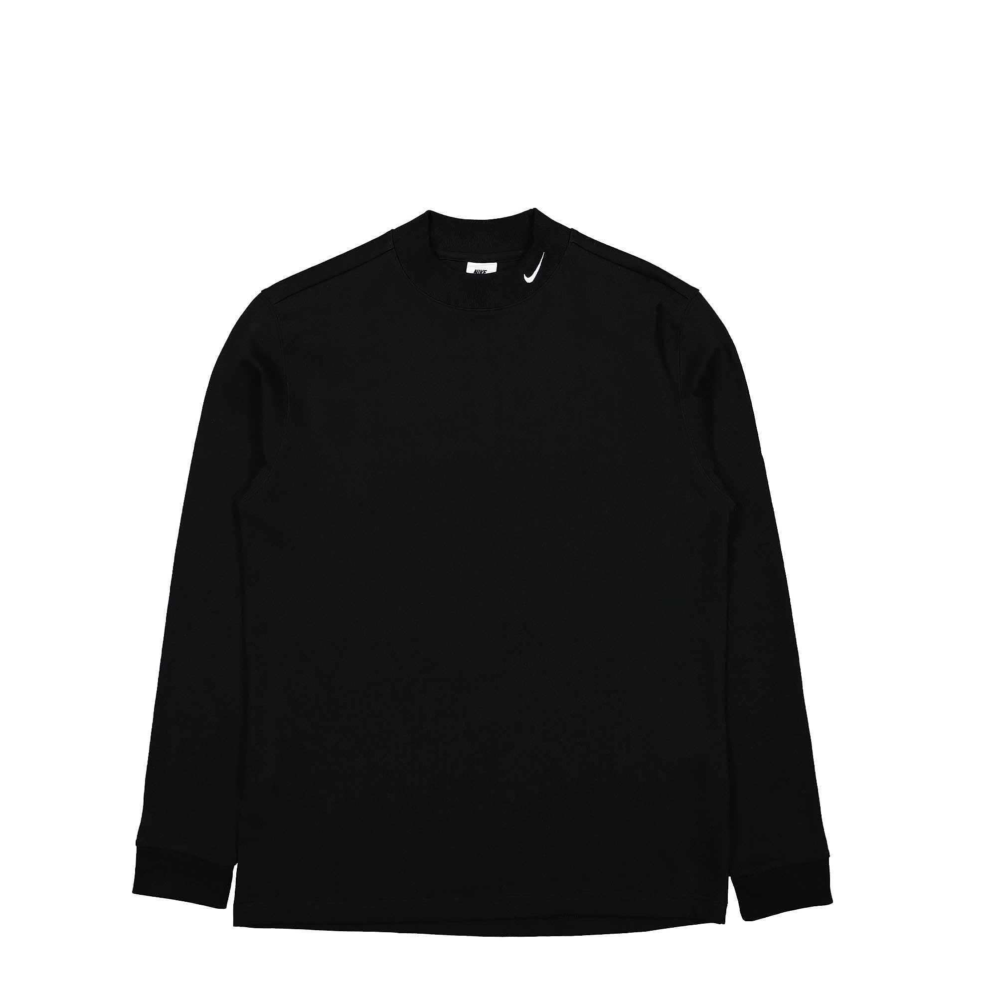 Nike Long Sleeve Mock Neck Shirt Black / White Longsleeves DX5868 010 | Overkill