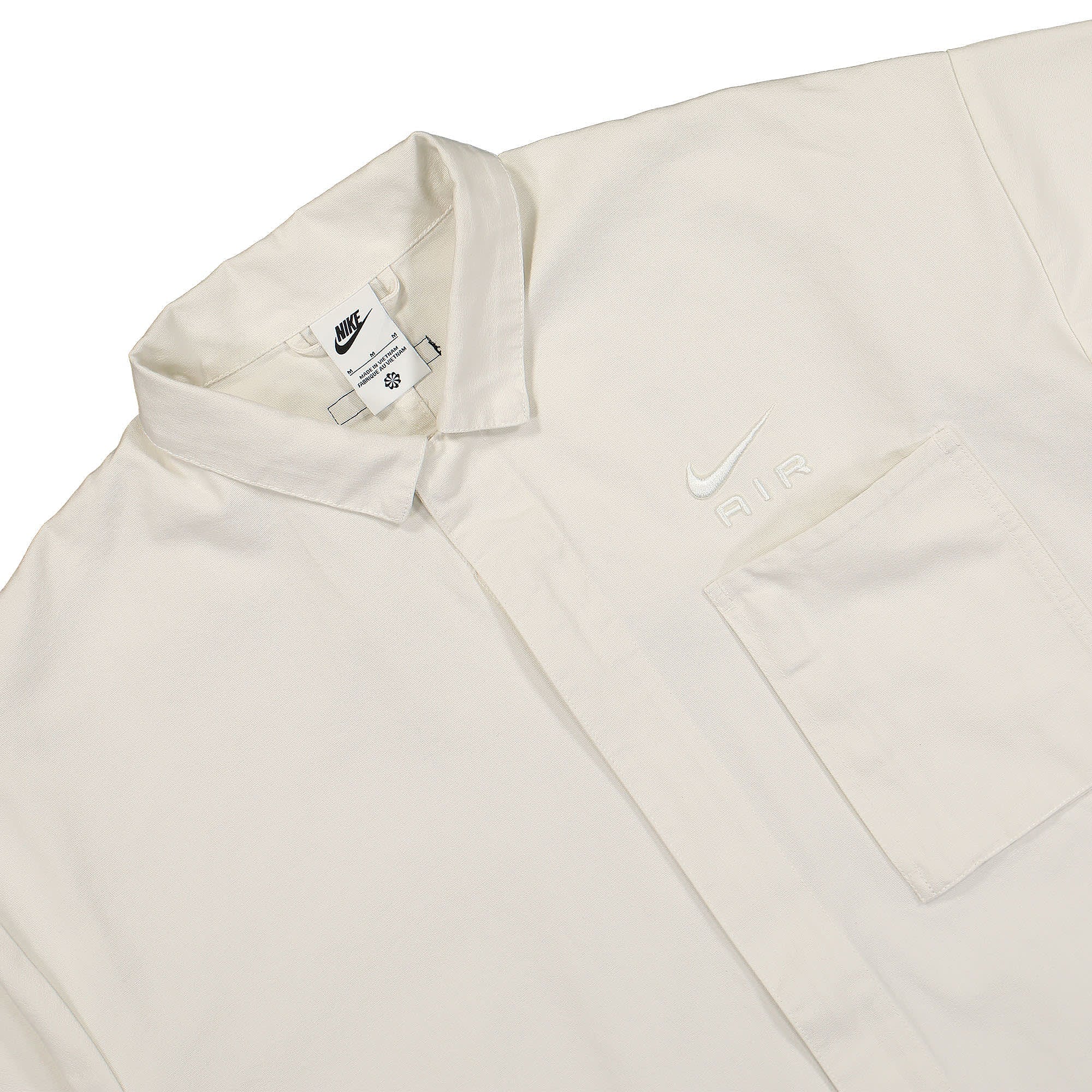 Nike NSW Air WHD Overshirt Top Sail / Sail Shirts Detailfoto | Overkill