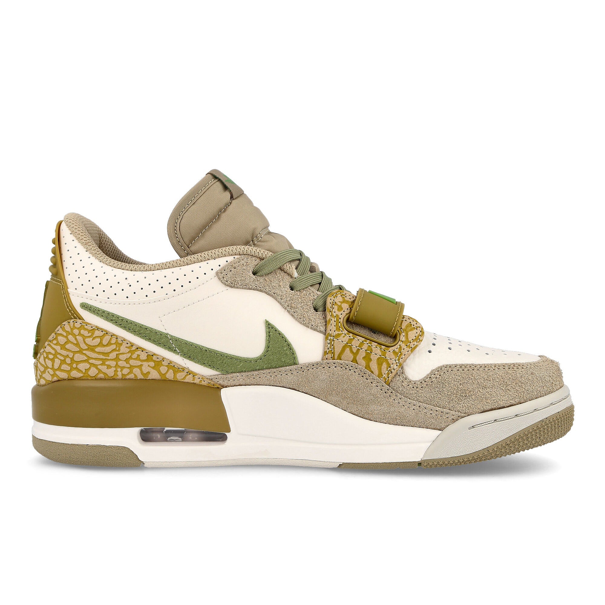 Jordan Air Jordan Legacy 312 Low Phantom-Alligator - Golden Moss - Limestone Low Top Sneakers Silhouette | Overkill