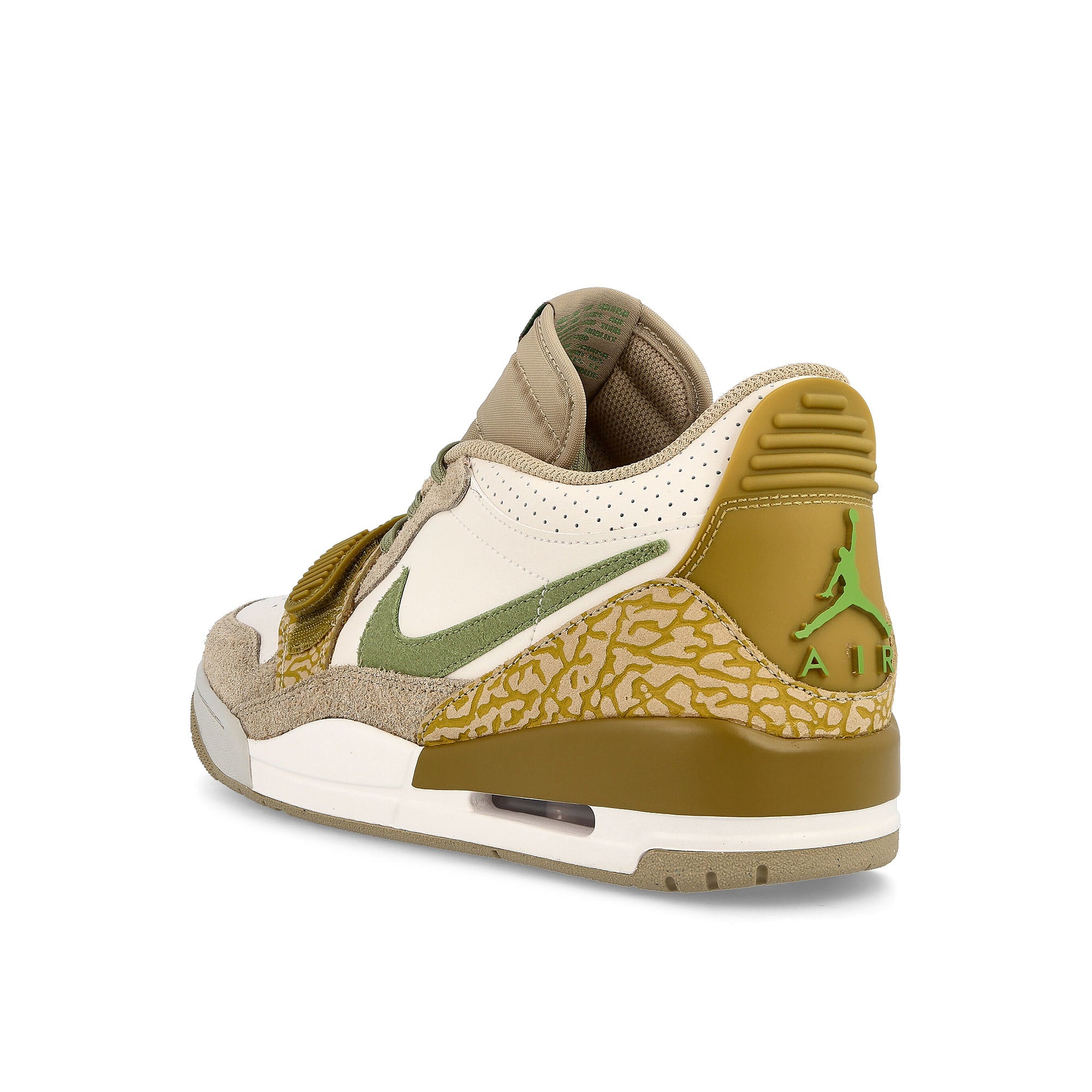 Jordan Air Jordan Legacy 312 Low Phantom-Alligator - Golden Moss - Limestone Low Top Sneakers Material | Overkill