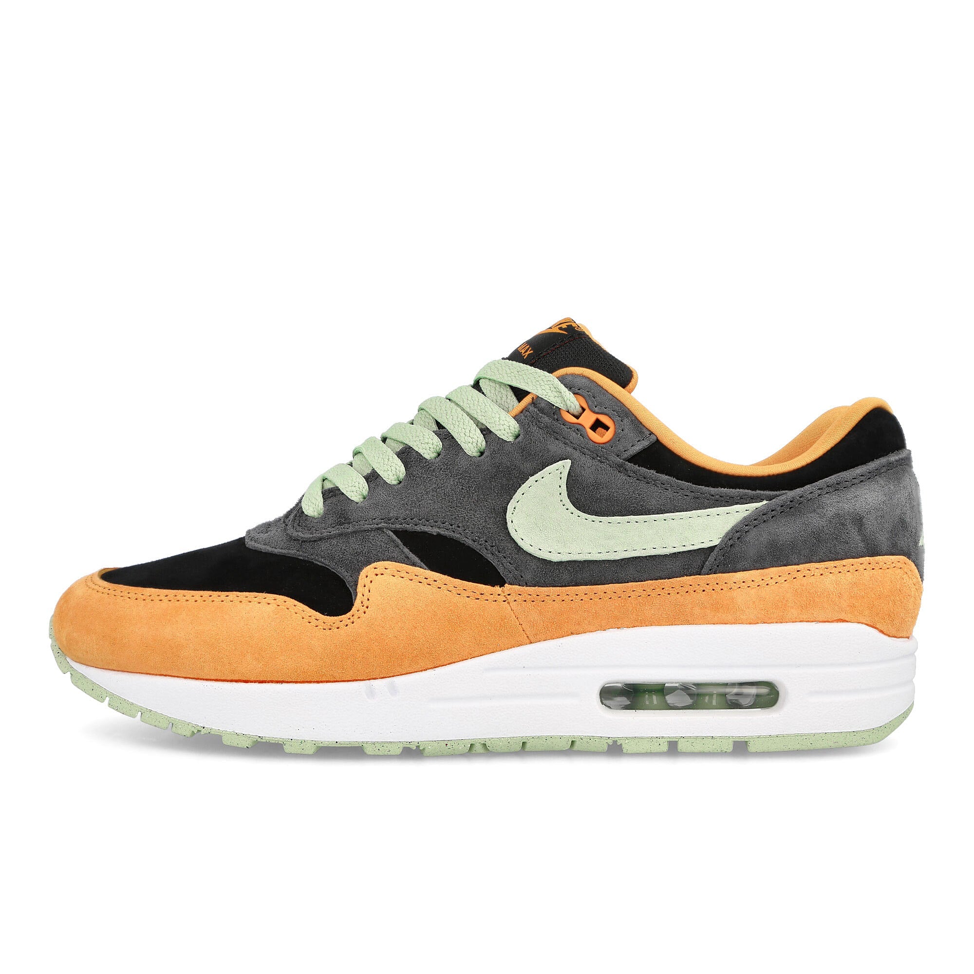 Nike Air Max 1 Premium Anthracite-Honeydew - Black - Kumquat Low Top Sneakers DZ0482 001 | Overkill