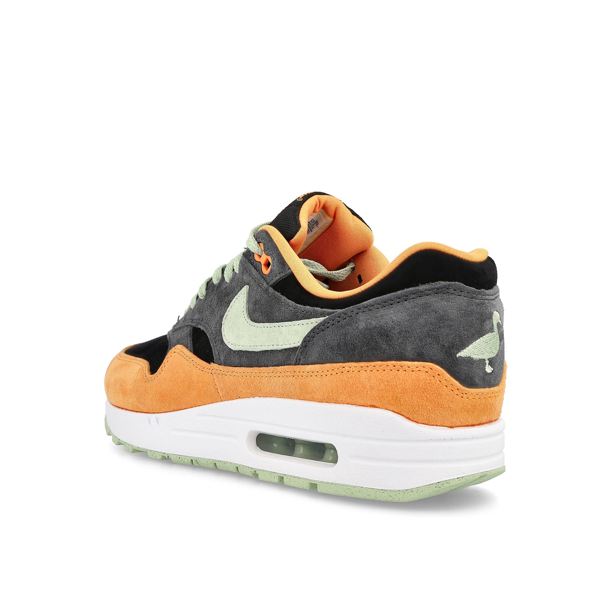 Nike Air Max 1 Premium Anthracite-Honeydew - Black - Kumquat Low Top Sneakers Material | Overkill