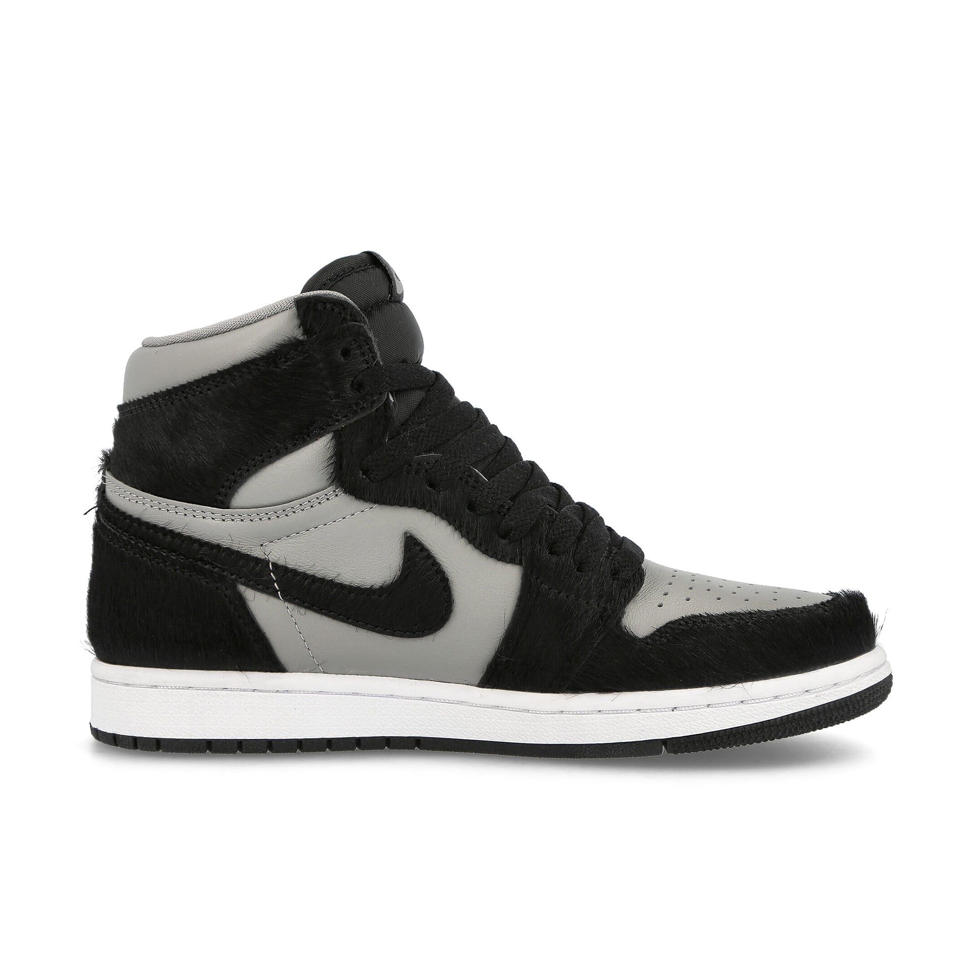 Jordan Air Jordan Wmns 1 Retro High OG Medium Grey / Black - White High Top Sneakers Silhouette | Overkill