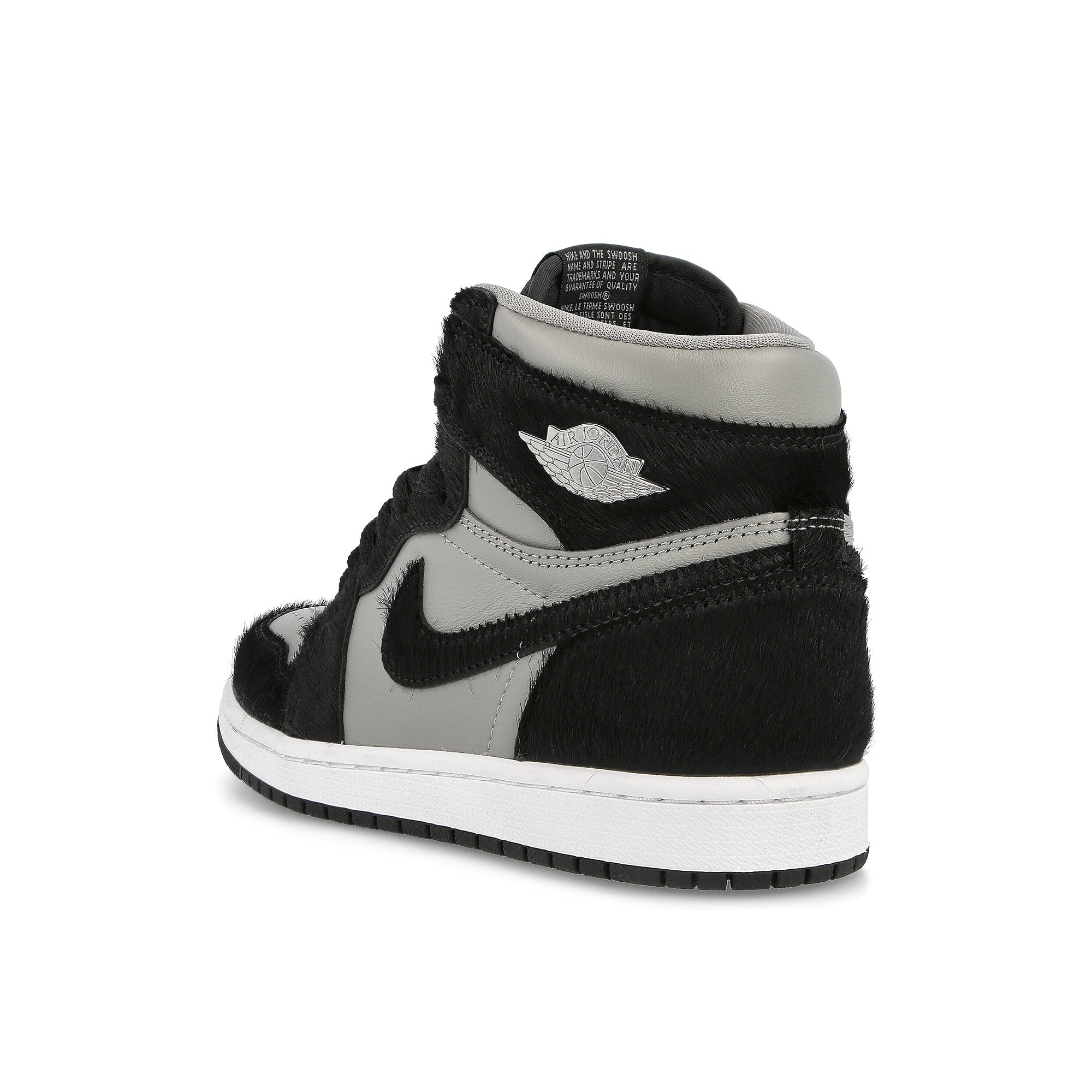 Jordan Air Jordan Wmns 1 Retro High OG Medium Grey / Black - White High Top Sneakers Material | Overkill