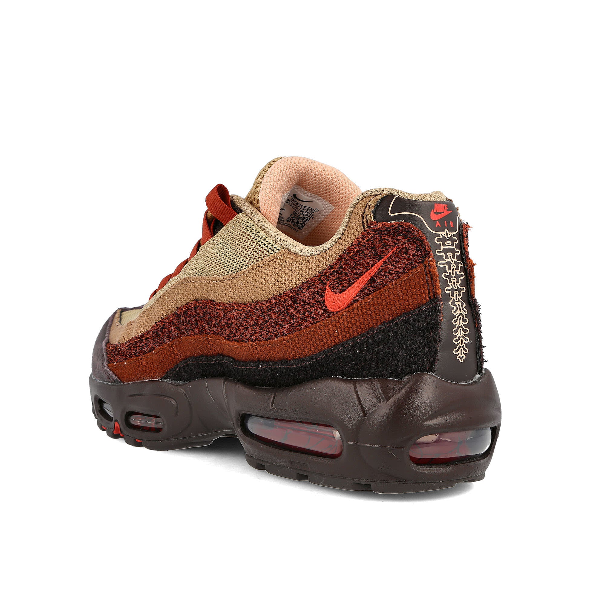 Nike wmns air max 95 Brown Basalt-University Red - Oxen Brown Sneakers Material | Overkill