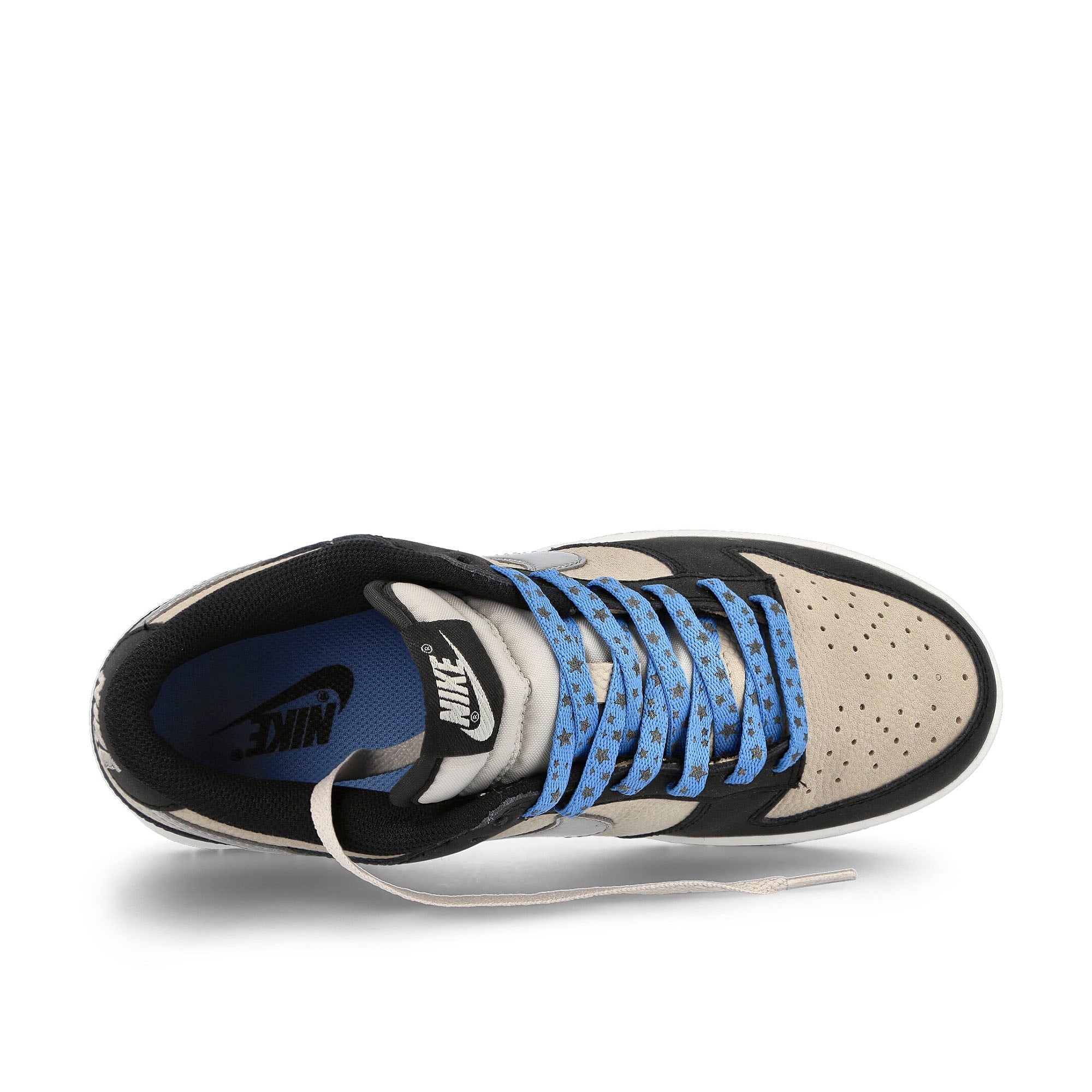 Nike Wmns Dunk Low Light Bone / Metallic Silver - Black Low Top Sneakers Detailfoto | Overkill