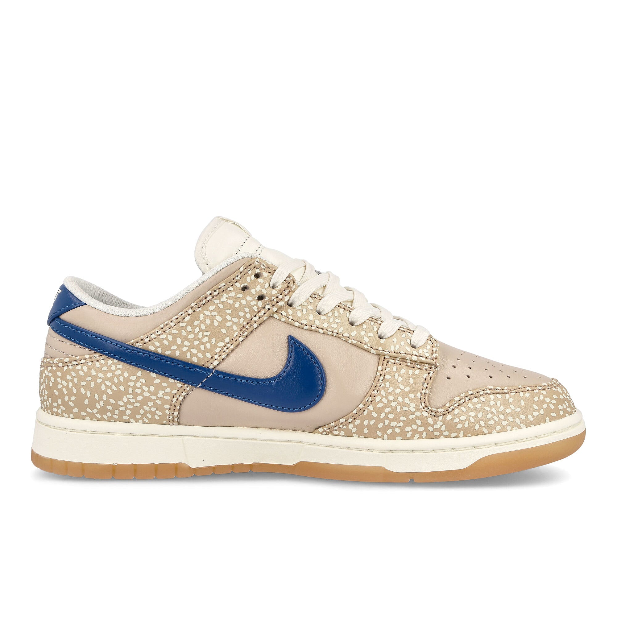 Nike Dunk Low Premium Sesame / Blue Jay - Sail - Sand Drift Low Top Sneakers Silhouette | Overkill