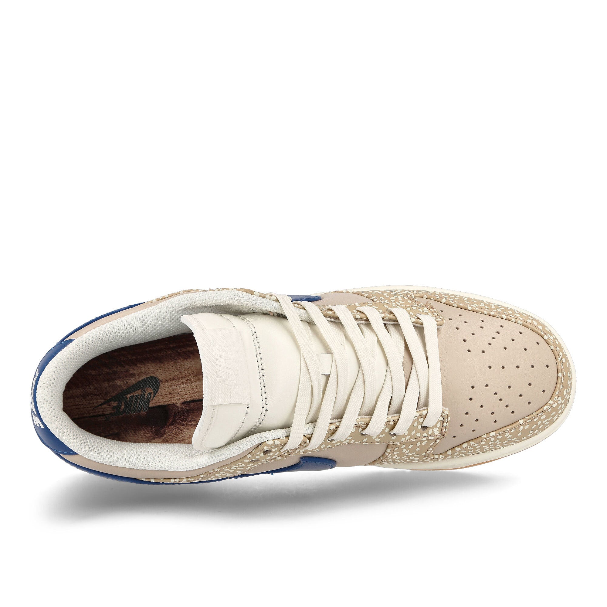 Nike Dunk Low Premium Sesame / Blue Jay - Sail - Sand Drift Low Top Sneakers Detailfoto | Overkill