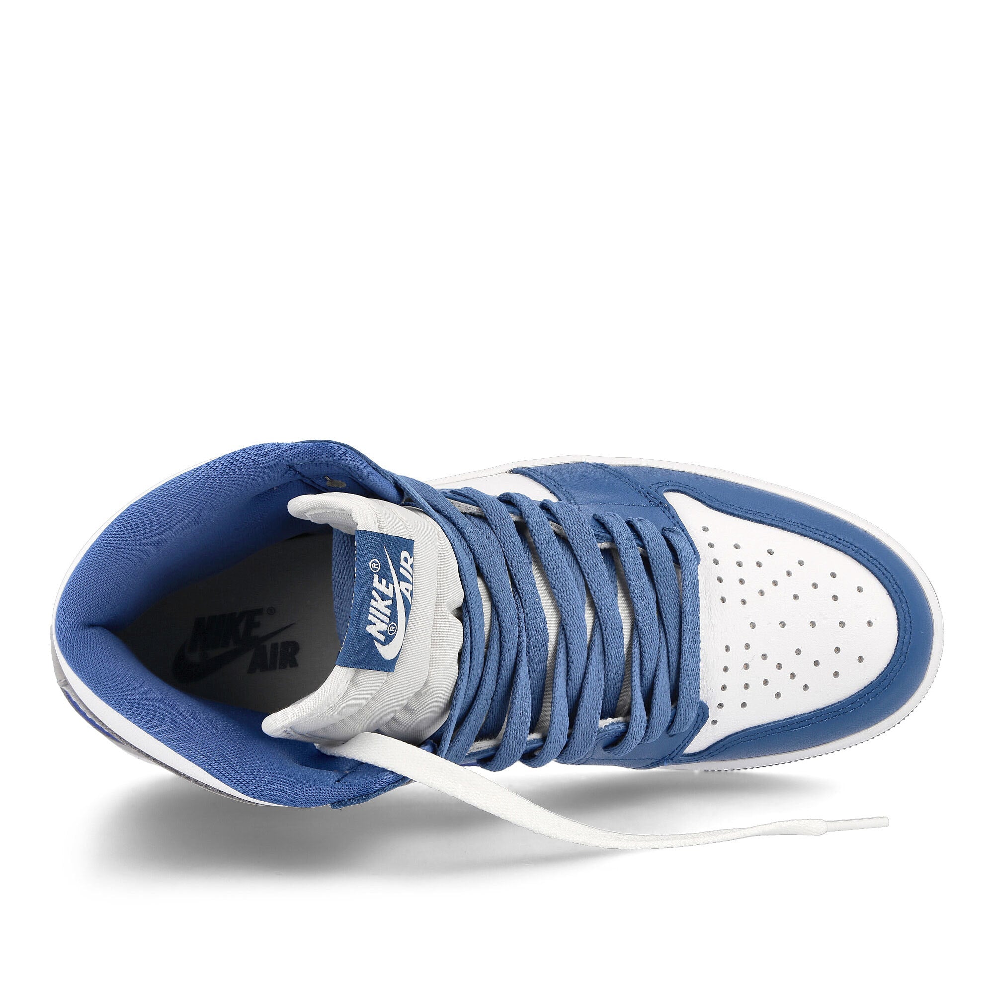 Jordan Air Jordan 1 Retro High OG True Blue / White - Cememt Grey High Top Sneakers Detailfoto | Overkill