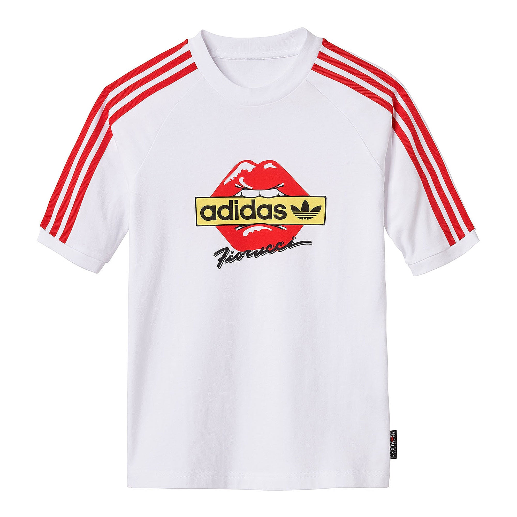 adidas Fiorucci x adidas Wmns Kiss Tee White / Red T-Shirts ED0506 | Overkill
