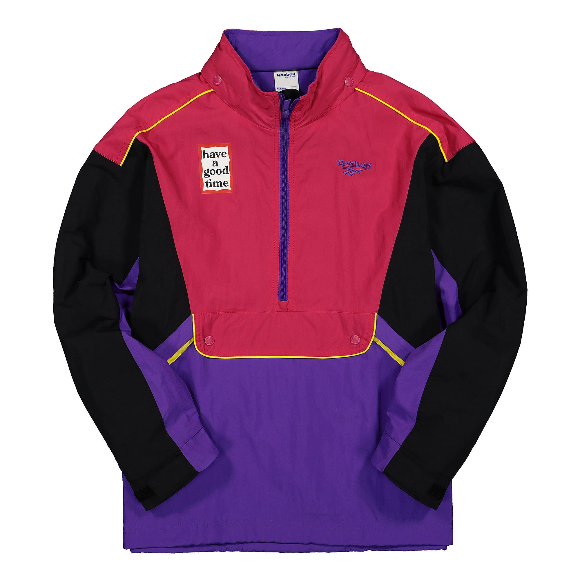 Reebok Have A Good Time x Reebok Classic Anorak Black / Pink Craze / Ultima Purple Jackets ED4088 | Overkill