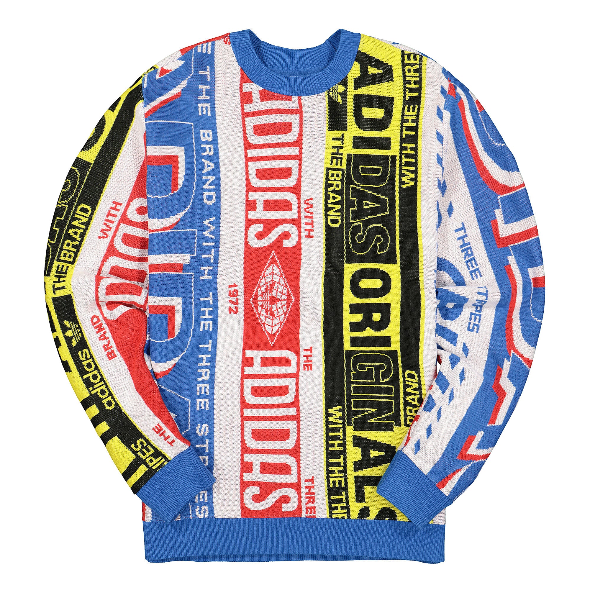 adidas Scarf Knit Crew Muli Color Sweatshirts ED6138 | Overkill