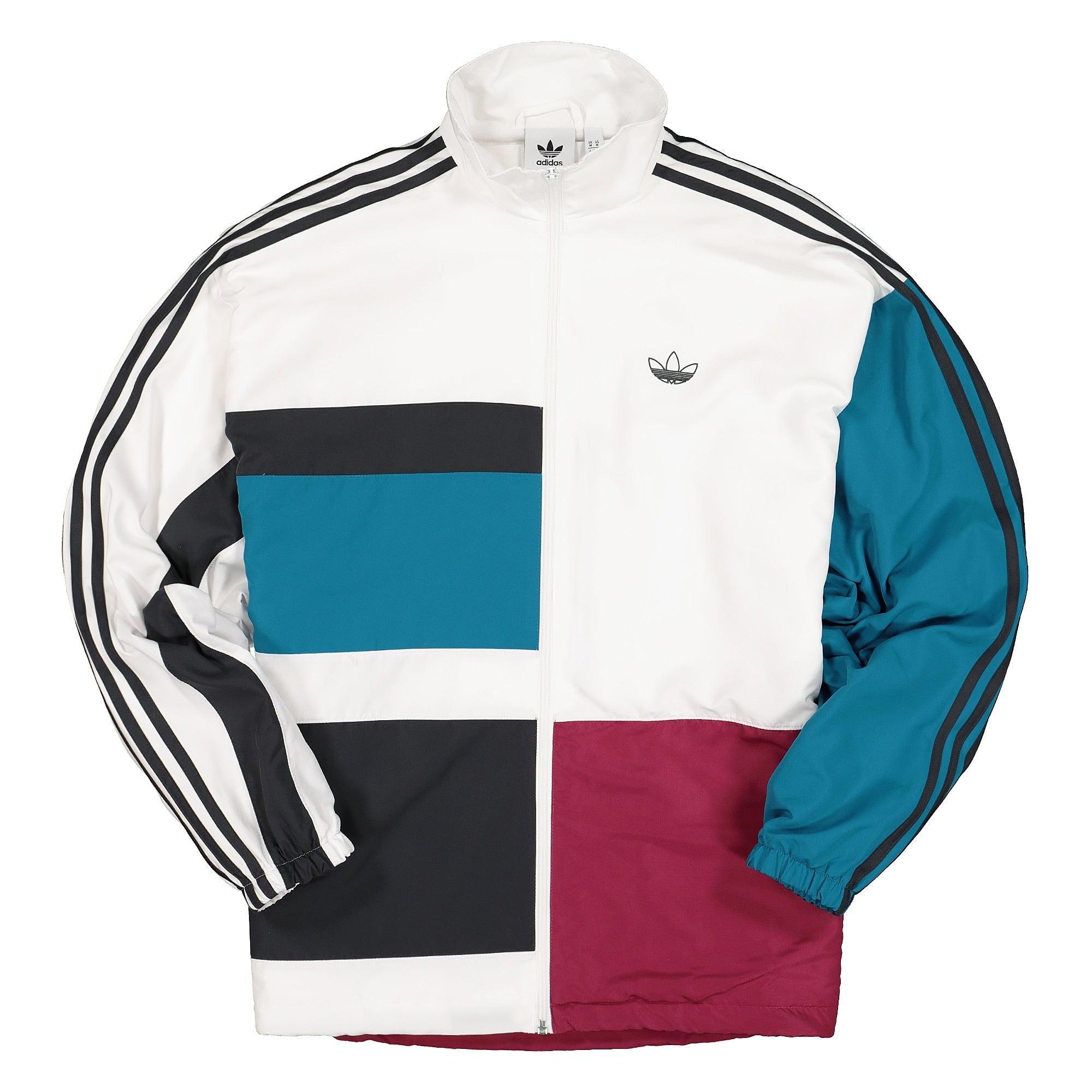 adidas Asymm Track Jacket White / Acttea / Berry Track Jackets ED6242 | Overkill