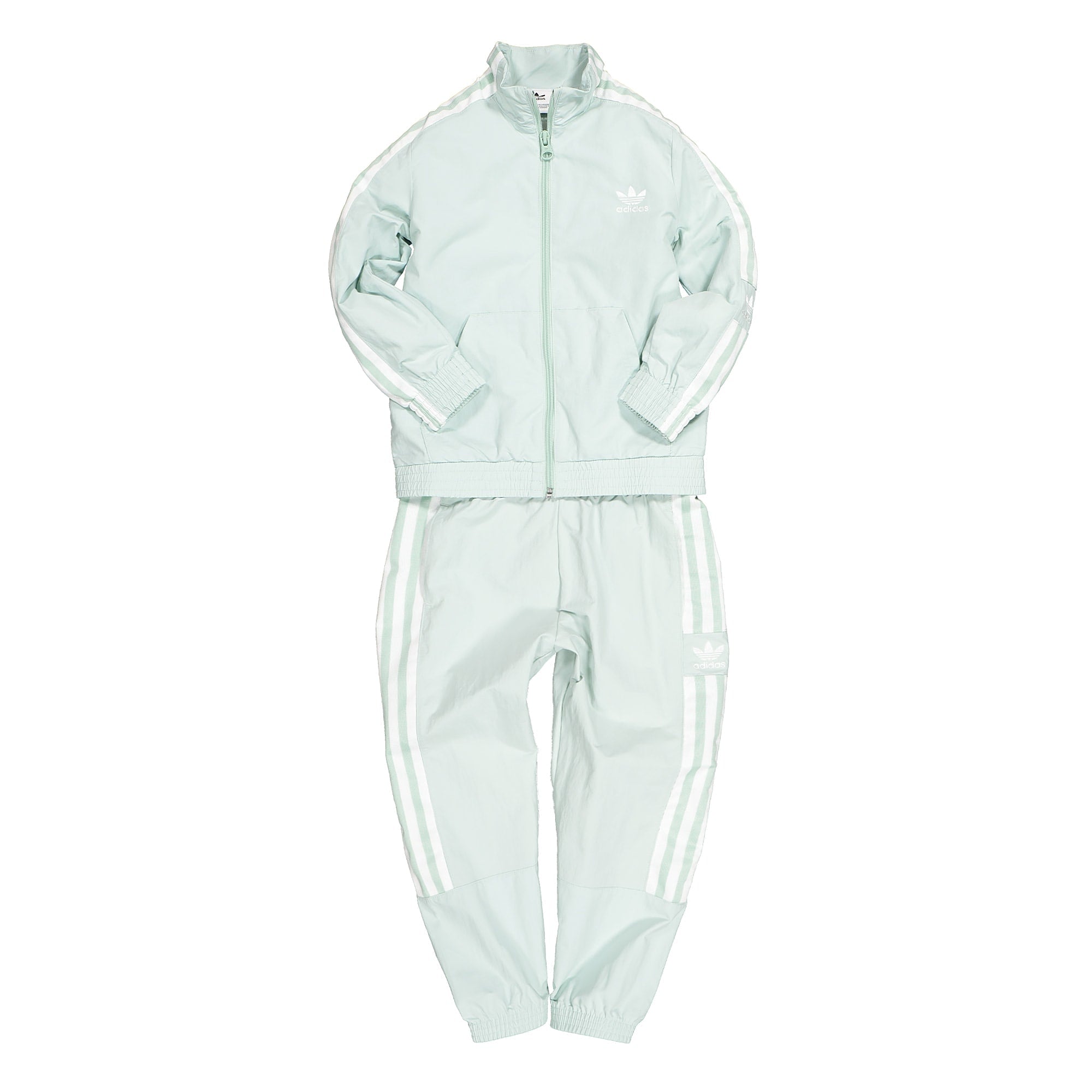 adidas New Icon Track Suit Vapour Green / White Track Jackets ED7733 | Overkill